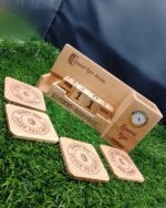 Customized Wooden Perpetual Calendar & Desk Organizer Set